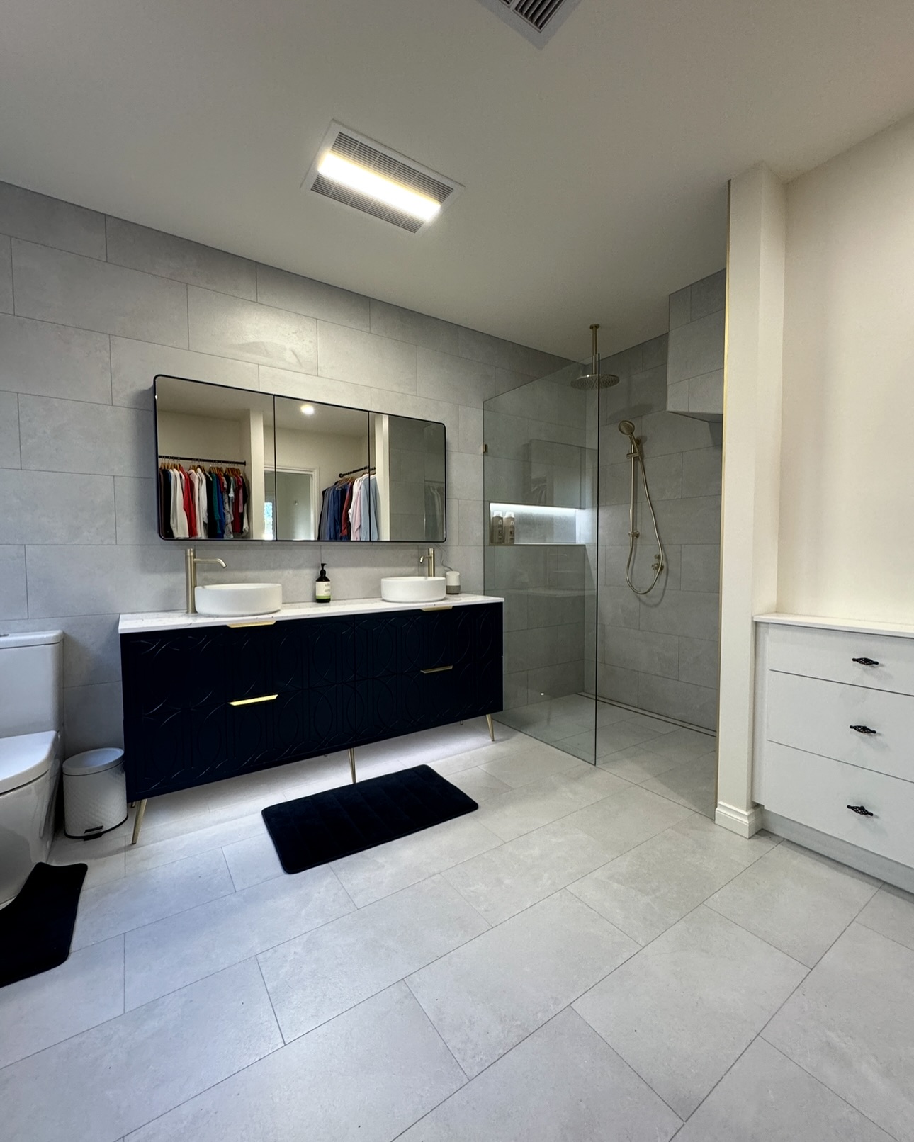 Second bathroom renovation with contemporary design